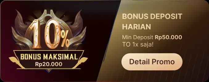 2# BONUS DEPOSIT HARIAN – TO 1X!